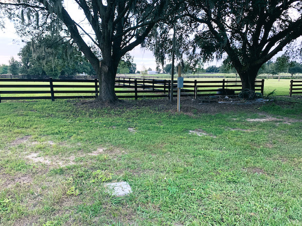 RV spot for horse boarding at Red Sky Ranch