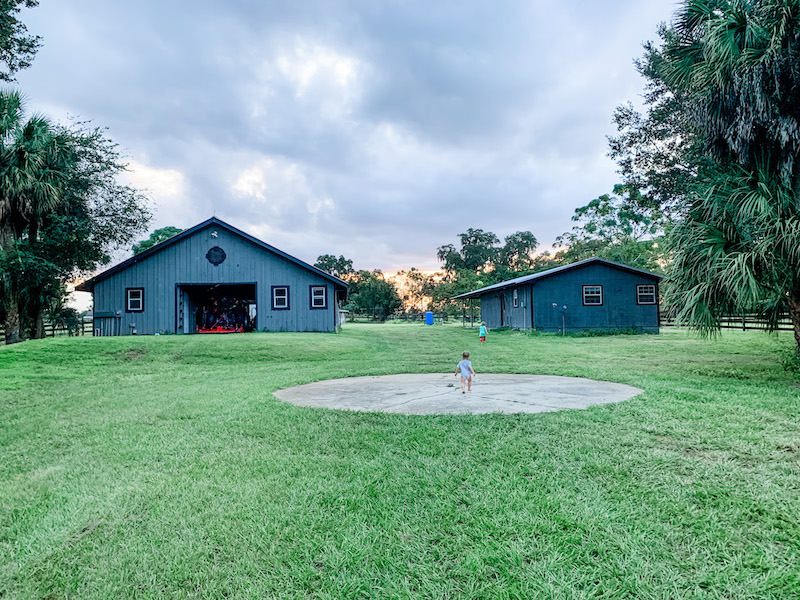 red sky ranch barns and property view